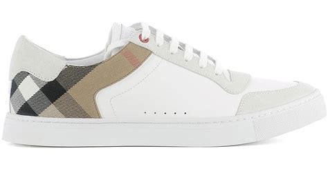 burberry mens white sneakers|Burberry high top sneakers men's.